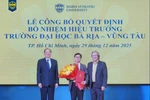 PGS.TS Nguyễn Bá Hoàng được bổ nhiệm làm Hiệu trưởng Trường Đại học Bà Rịa - Vũng Tàu