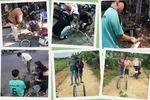Một số hình ảnh trong quá trình thiết kế, thử nghiệm công cụ hỗ trợ nhổ đậu của nhóm TWIST.M. Ảnh: NVCC
