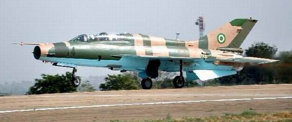 Máy bay chiến đấu J-7 của Không quân Nigeria. Máy bay chiến đấu J-7 của Không quân Nigeria.