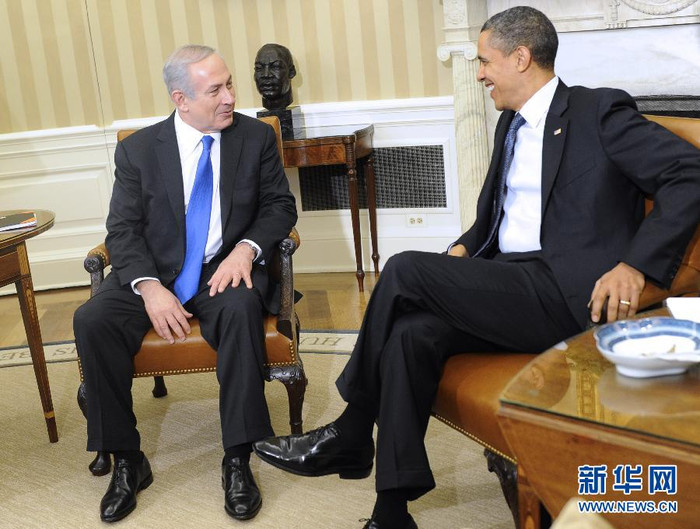 Ngày 5/3/2012, Tổng thống Mỹ Barack Obama tiếp Thủ tướng Israel tại Phòng bầu dục Nhà Trắng ở Washington. Ngày 5/3/2012, Tổng thống Mỹ Barack Obama tiếp Thủ tướng Israel tại Phòng bầu dục Nhà Trắng ở Washington.