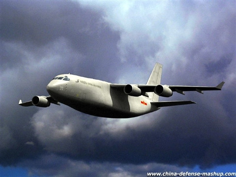 Y-20 là loại máy bay vận tải cỡ lớn.