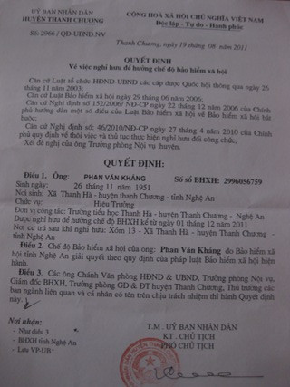 Nghỉ hưu nhưng vẫn đóng dấu, ký giấy tờ như ngày đương nhiệm ảnh 3 Nghỉ hưu nhưng vẫn đóng dấu, ký giấy tờ như ngày đương nhiệm ảnh 3