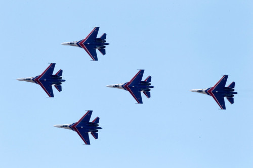 Đội bay biểu diễn Nga tại Triển lãm hàng không Moscow năm 2013 Đội bay biểu diễn Nga tại Triển lãm hàng không Moscow năm 2013