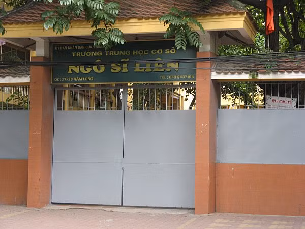 Trường THCS Ngô Sỹ Liên (Q. Hoàn Kiếm, Hà Nội).
