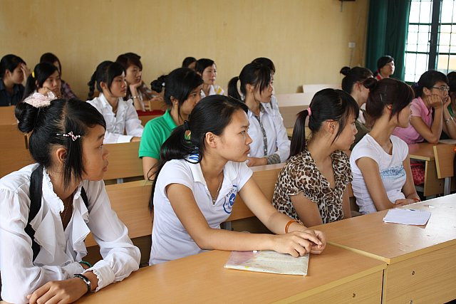 Sinh viên các trường sư phạm hiện nay thiếu chỗ thực tập. Ảnh minh họa Xuân Trung