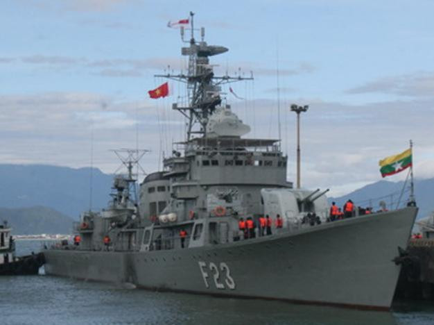 Tàu hộ vệ 053H1 của Hải quân Myanmar, mua của Trung Quốc (ảnh minh họa) Tàu hộ vệ 053H1 của Hải quân Myanmar, mua của Trung Quốc (ảnh minh họa)