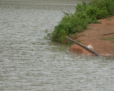 Đập Ông Thiện nơi chị Chu Thị Tình gặp nạn Đập Ông Thiện nơi chị Chu Thị Tình gặp nạn