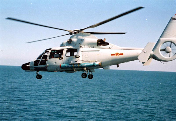 Máy bay trực thăng chống tàu ngầm Z-9 của Trung Quốc. Máy bay trực thăng chống tàu ngầm Z-9 của Trung Quốc.