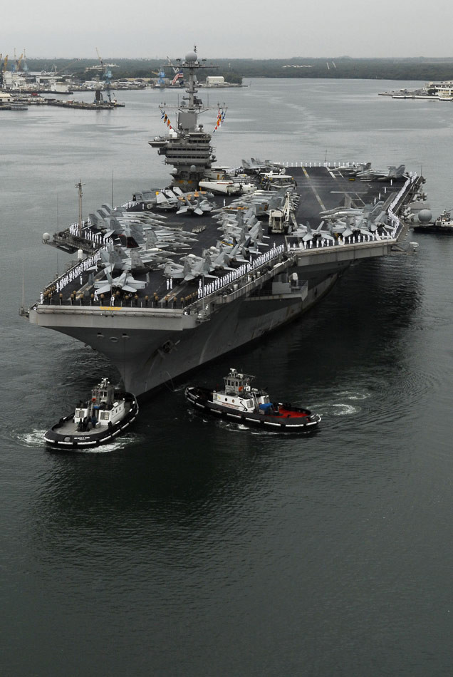 Tàu sân bay động cơ hạt nhân USS John C. Stennis Hải quân Mỹ Tàu sân bay động cơ hạt nhân USS John C. Stennis Hải quân Mỹ
