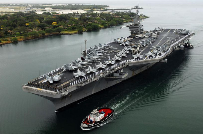 Tàu sân bay động cơ hạt nhân USS John C. Stennis Hải quân Mỹ Tàu sân bay động cơ hạt nhân USS John C. Stennis Hải quân Mỹ