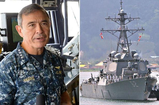 Đô đốc Harry Harris, Tư lệnh Bộ Tư lệnh Thái Bình Dương Mỹ Đô đốc Harry Harris, Tư lệnh Bộ Tư lệnh Thái Bình Dương Mỹ