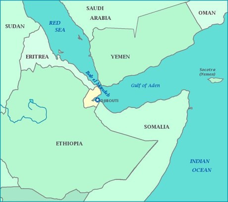 Djibouti có vị trí chiến lược Djibouti có vị trí chiến lược