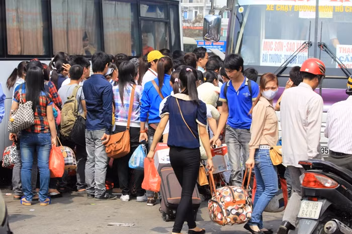 Các tuyến xe Thanh Hóa thường quá tải.