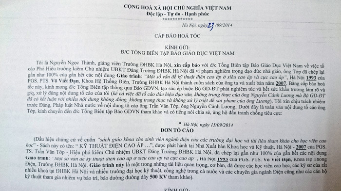 Thêm một hiệu phó Trường Đại học Bách khoa Hà Nội bị nghi đạo văn ảnh 1 Thêm một hiệu phó Trường Đại học Bách khoa Hà Nội bị nghi đạo văn ảnh 1