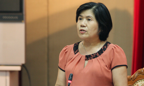 Bà Nguyễn Thị Kim Dung (Phòng đào tạo, bồi dưỡng, tuyển dụng - Sở Nội vụ Hà Nội): Những đối tượng được tiếp nhận sẽ được đãi ngộ thu hút một lần với giá trị bằng 20 lần lương tối thiểu tại thời điểm thu hút. Ảnh Xuân Trung