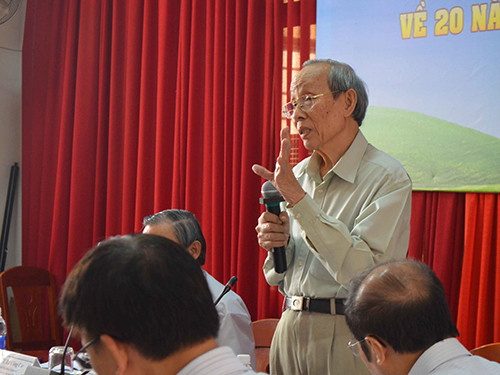 GS-TS Trần Hồng Quân phát biểu tại hội thảo. GS-TS Trần Hồng Quân phát biểu tại hội thảo.