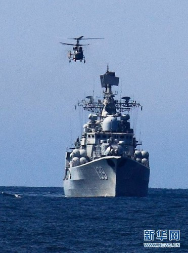 Diễn tập thực binh Trung-Nga (ảnh tư liệu) Diễn tập thực binh Trung-Nga (ảnh tư liệu)