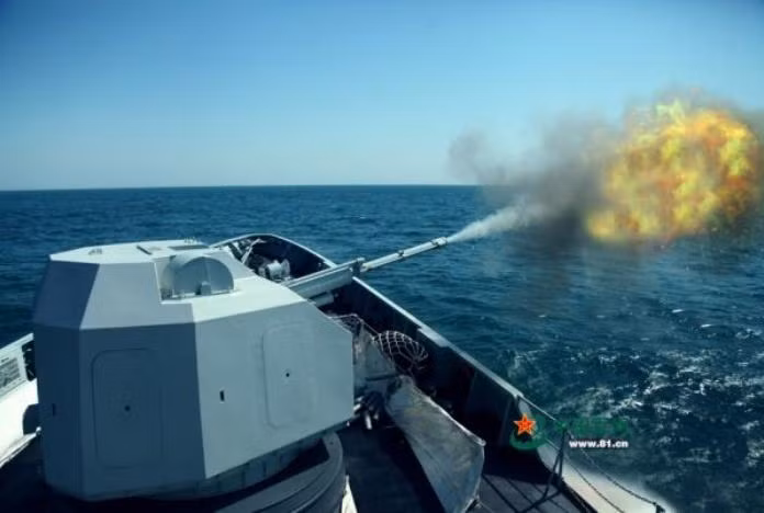 Pháo chính của tàu hộ vệ hạng nhẹ Type 056 Hải quân Trung Quốc