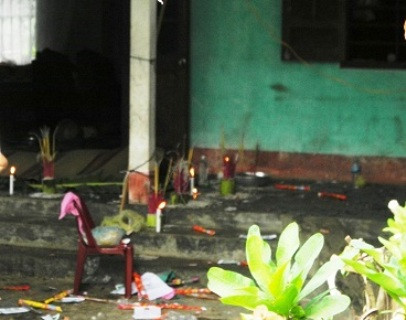 Hiện trường nơi xảy ra vụ nổ mìn kinh hoàng Hiện trường nơi xảy ra vụ nổ mìn kinh hoàng