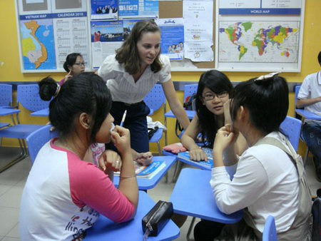 Đổi mới phương pháp dạy và học Ngoại ngữ để người học dễ tiếp cận, không lặp lại chương trình học để đổi mới tư duy. Ảnh Báo lao động Đổi mới phương pháp dạy và học Ngoại ngữ để người học dễ tiếp cận, không lặp lại chương trình học để đổi mới tư duy. Ảnh Báo lao động