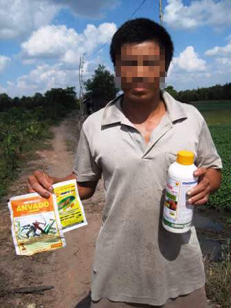 Thuốc trừ sâu được sử dụng vô tội vạ trên rau muống