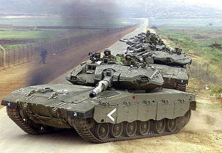 Xe tăng Merkava Mk.4 của Israel.