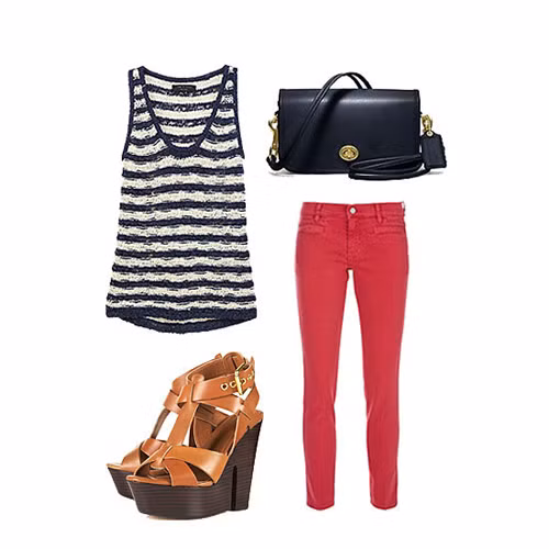 Nếu thích phong cách đơn giản, các nàng có thể mặc một chiếc áo phông màu ghi trơn, không họa tiết, đôi giày cao gót màu nude nền nã và một chiếc xắc tay nhỏ xinh. Tuy nhiên cũng nhớ đừng quên tạo điểm nhấn với chiếc vòng tay thật ấn tượng nhé. Xem thêm: Diện quần jeans sành điệu như cô nàng "Bella" xinh đẹp