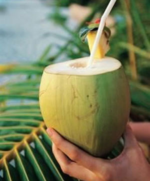 Một vài chú ý khi sử dụng: Dừa tươi có sẵn quanh năm ở các vùng nhiệt đới, sau khi thu hoạch nên bảo quản ở nhiệt độ phòng và dùng trong vòng 5 - 10 ngày sau thu hoạch, tốt nhất là nên uống ngay sau khi hái. Xem thêm:Táo là loại quả chứa nhiều thuốc trừ sâu nhất? Một vài chú ý khi sử dụng: Dừa tươi có sẵn quanh năm ở các vùng nhiệt đới, sau khi thu hoạch nên bảo quản ở nhiệt độ phòng và dùng trong vòng 5 - 10 ngày sau thu hoạch, tốt nhất là nên uống ngay sau khi hái. Xem thêm:Táo là loại quả chứa nhiều thuốc trừ sâu nhất?