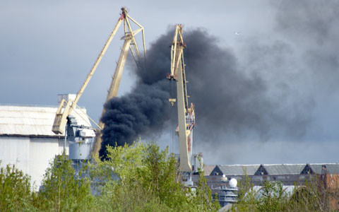 Buồng nồi hơi trên tàu sân bay mà Nga đang sửa chữa cho Ấn Độ “Vikramaditya” đã gặp sự cố Buồng nồi hơi trên tàu sân bay mà Nga đang sửa chữa cho Ấn Độ “Vikramaditya” đã gặp sự cố