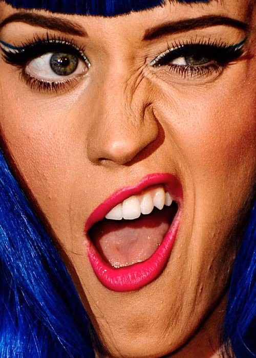 Katy Perry tạo hình quá sấu xí Xem thêm:Cận cảnh: mặc mộc xinh xắn của Katy Perry