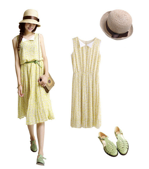 Hóa thân thành cô nàng cổ điển với kiểu váy kín đáo, kết hợp với mũ cói. Xem thêm: Thổi bùng xu hướng hè với thời trang đường phố tuyệt đẹp Hóa thân thành cô nàng cổ điển với kiểu váy kín đáo, kết hợp với mũ cói. Xem thêm: Thổi bùng xu hướng hè với thời trang đường phố tuyệt đẹp