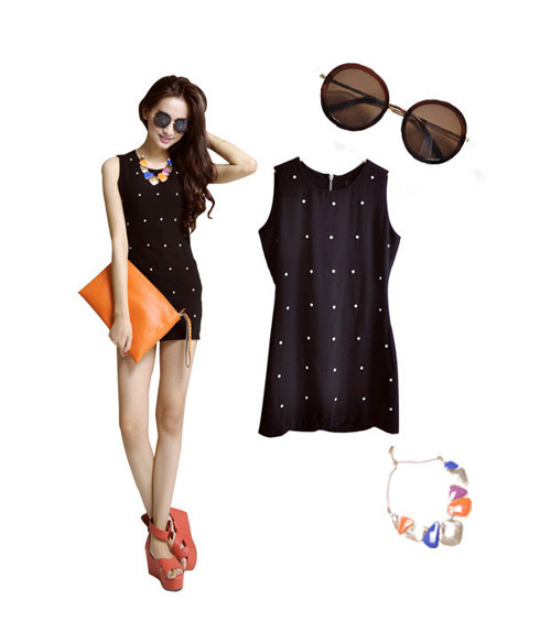 Một chiếc váy đen ôm sát, gọn nhẹ sẽ nổi bật hơn rất nhiều khi được kết hợp với các món phụ kiện màu sáng. Xem thêm: Thổi bùng xu hướng hè với thời trang đường phố tuyệt đẹp Một chiếc váy đen ôm sát, gọn nhẹ sẽ nổi bật hơn rất nhiều khi được kết hợp với các món phụ kiện màu sáng. Xem thêm: Thổi bùng xu hướng hè với thời trang đường phố tuyệt đẹp