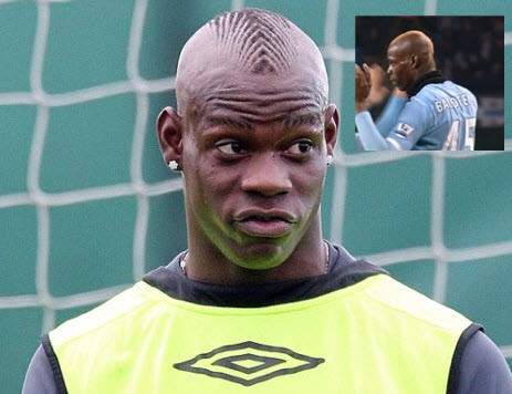 Tiền đạo "lắm tài, nhiều tật" đang chơi cho câu lạc bộ Man City Mario Balotelli, có bộ tóc và lông mày rất "quái".(Ảnh: BĐ) Xem thêm:David Beckham: cầu thủ sành điệu nhất ngoài sân cỏ Tiền đạo "lắm tài, nhiều tật" đang chơi cho câu lạc bộ Man City Mario Balotelli, có bộ tóc và lông mày rất "quái".(Ảnh: BĐ) Xem thêm:David Beckham: cầu thủ sành điệu nhất ngoài sân cỏ