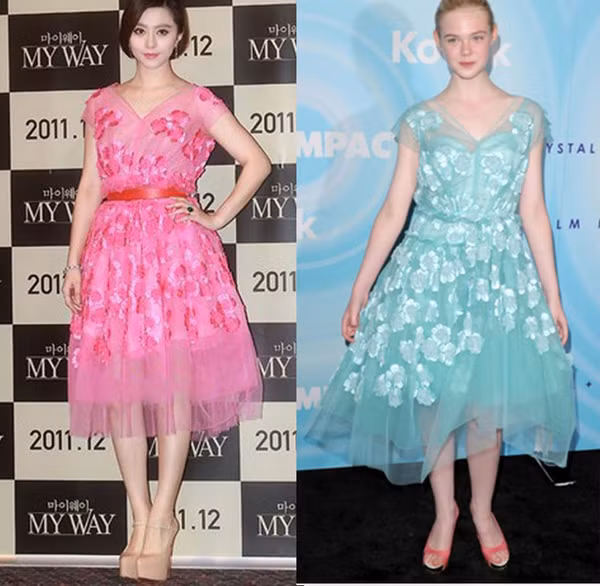 Phen này, Elle Fanning thua chắc vì đôi cao gót quá 'dìm hàng" Xem thêm: Phạm Băng Băng "khuân" tứ đại mỹ nữ Trung Hoa lên thảm đỏ Cannes Phen này, Elle Fanning thua chắc vì đôi cao gót quá 'dìm hàng" Xem thêm: Phạm Băng Băng "khuân" tứ đại mỹ nữ Trung Hoa lên thảm đỏ Cannes