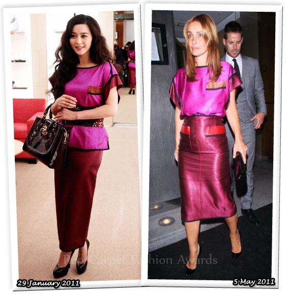 Nếu như Louise Redknapp mặc sơ vin khá đơn giản thì Phạm Băng Băng lại trông mềm mại và phong cách với tóc xoăn bồng bềnh, thắt lưng. Xem thêm: Phạm Băng Băng "khuân" tứ đại mỹ nữ Trung Hoa lên thảm đỏ Cannes Nếu như Louise Redknapp mặc sơ vin khá đơn giản thì Phạm Băng Băng lại trông mềm mại và phong cách với tóc xoăn bồng bềnh, thắt lưng. Xem thêm: Phạm Băng Băng "khuân" tứ đại mỹ nữ Trung Hoa lên thảm đỏ Cannes