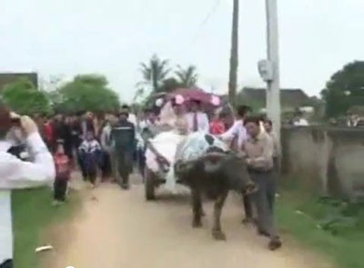 Còn cô dâu trong đám cưới độc nhất vô nhị này theo tìm hiểu của phóng viên Giáo dục Việt Nam tên là Hoa cũng trú tại huyện Nam Đàn, Nghệ An. Còn cô dâu trong đám cưới độc nhất vô nhị này theo tìm hiểu của phóng viên Giáo dục Việt Nam tên là Hoa cũng trú tại huyện Nam Đàn, Nghệ An.
