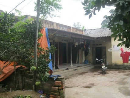 Hiện trường nơi xảy ra vụ án mạng Hiện trường nơi xảy ra vụ án mạng
