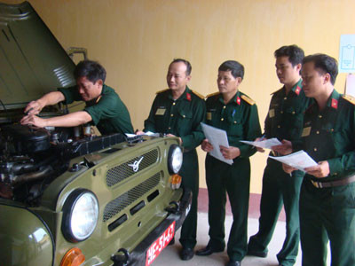 Chấm thi xe tốt với xe phục vụ thường xuyên