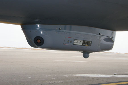 Hệ thống Manta gắn trên máy bay thử nghiệm. Hệ thống Manta gắn trên máy bay thử nghiệm.