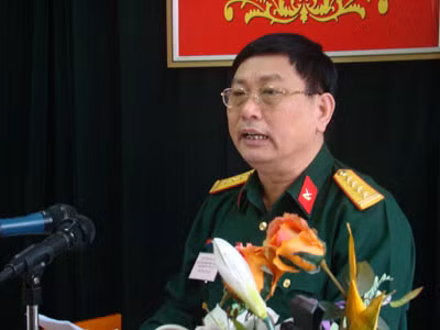 Đại tá Trần Bang, Phó Giám đốc Học viện phát biểu chỉ đạo hội thao