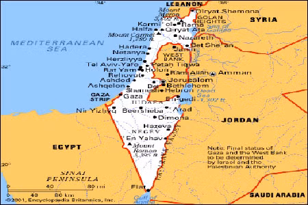Năm 1947, LHQ thông qua nghị quyết phân trị vùng lãnh thổ Palestine .