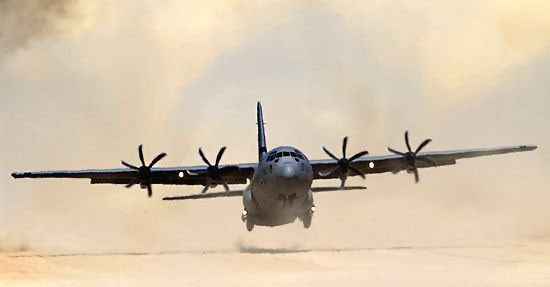 Máy bay vận tải C-130J Super Hercules do Mỹ chế tạo Máy bay vận tải C-130J Super Hercules do Mỹ chế tạo