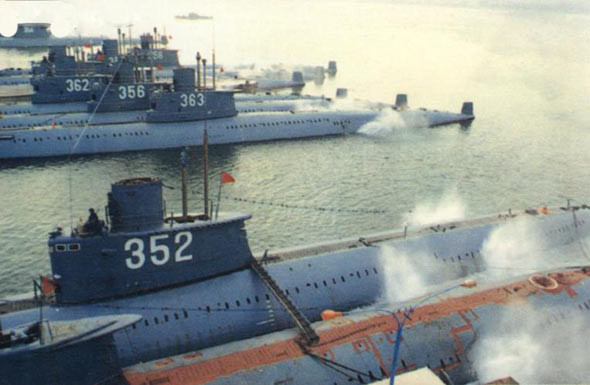 Tàu ngầm thông thường lớp Minh Type 035G, Hải quân Trung Quốc Tàu ngầm thông thường lớp Minh Type 035G, Hải quân Trung Quốc