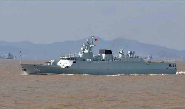 Tàu hộ vệ tên lửa Mai Châu số hiệu 584 Type 056 của Hạm đội Nam Hải, Hải quân Trung Quốc Tàu hộ vệ tên lửa Mai Châu số hiệu 584 Type 056 của Hạm đội Nam Hải, Hải quân Trung Quốc