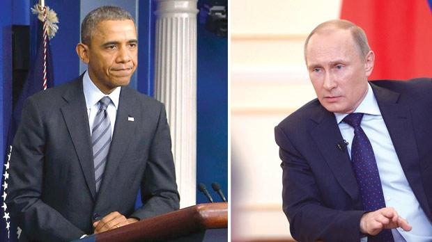 Tổng thống Mỹ Barack Obama và Tổng thống Nga Vladimir Putin Tổng thống Mỹ Barack Obama và Tổng thống Nga Vladimir Putin