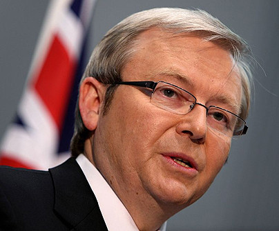 Dư luận đồn thổi về phát biểu của Ngoại trưởng Australia Kevin Rudd liên quan đến ý tưởng thiết lập Hiệp ước an ninh ba bên Australia-Mỹ-Ấn Dư luận đồn thổi về phát biểu của Ngoại trưởng Australia Kevin Rudd liên quan đến ý tưởng thiết lập Hiệp ước an ninh ba bên Australia-Mỹ-Ấn