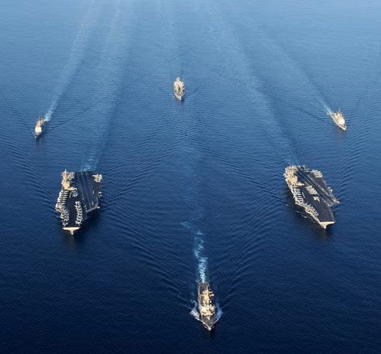 Mỹ đã có quá nhiều tàu sân bay. Tiến triển dự án tàu sân bay thế hệ mới Ford có khả năng chậm lại Mỹ đã có quá nhiều tàu sân bay. Tiến triển dự án tàu sân bay thế hệ mới Ford có khả năng chậm lại