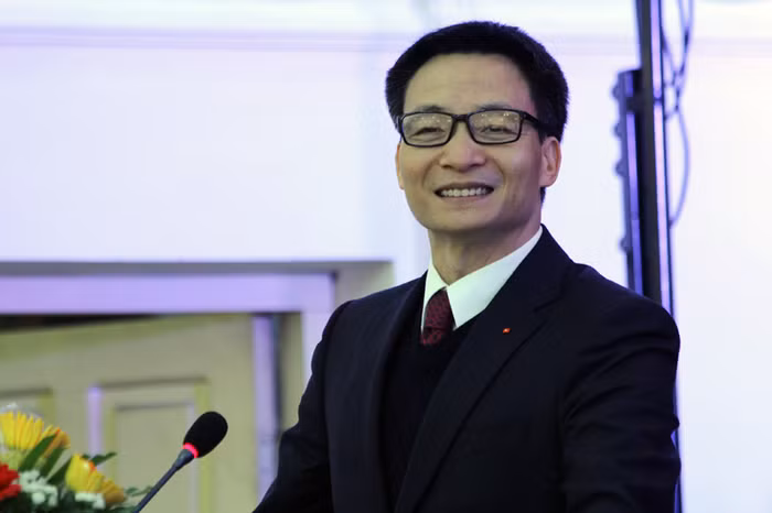 Phó Thủ tướng Vũ Đức Đám phát biểu chỉ đạo Hội nghị tổng kết 20 năm mô hình giáo dục ngoài công lập. Ảnh Xuân Trung