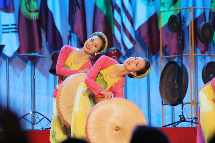 Khoảnh khắc đẹp trong Lễ khai mạc Olympic Hóa học quốc tế lần thứ 46 ảnh 4 Khoảnh khắc đẹp trong Lễ khai mạc Olympic Hóa học quốc tế lần thứ 46 ảnh 4