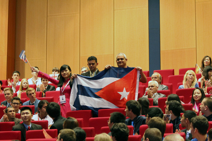 Khoảnh khắc đẹp trong Lễ khai mạc Olympic Hóa học quốc tế lần thứ 46 ảnh 8 Khoảnh khắc đẹp trong Lễ khai mạc Olympic Hóa học quốc tế lần thứ 46 ảnh 8